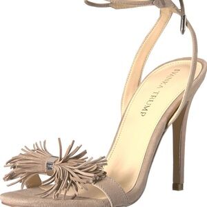 Ivanka Trump Beige Fringe Heels